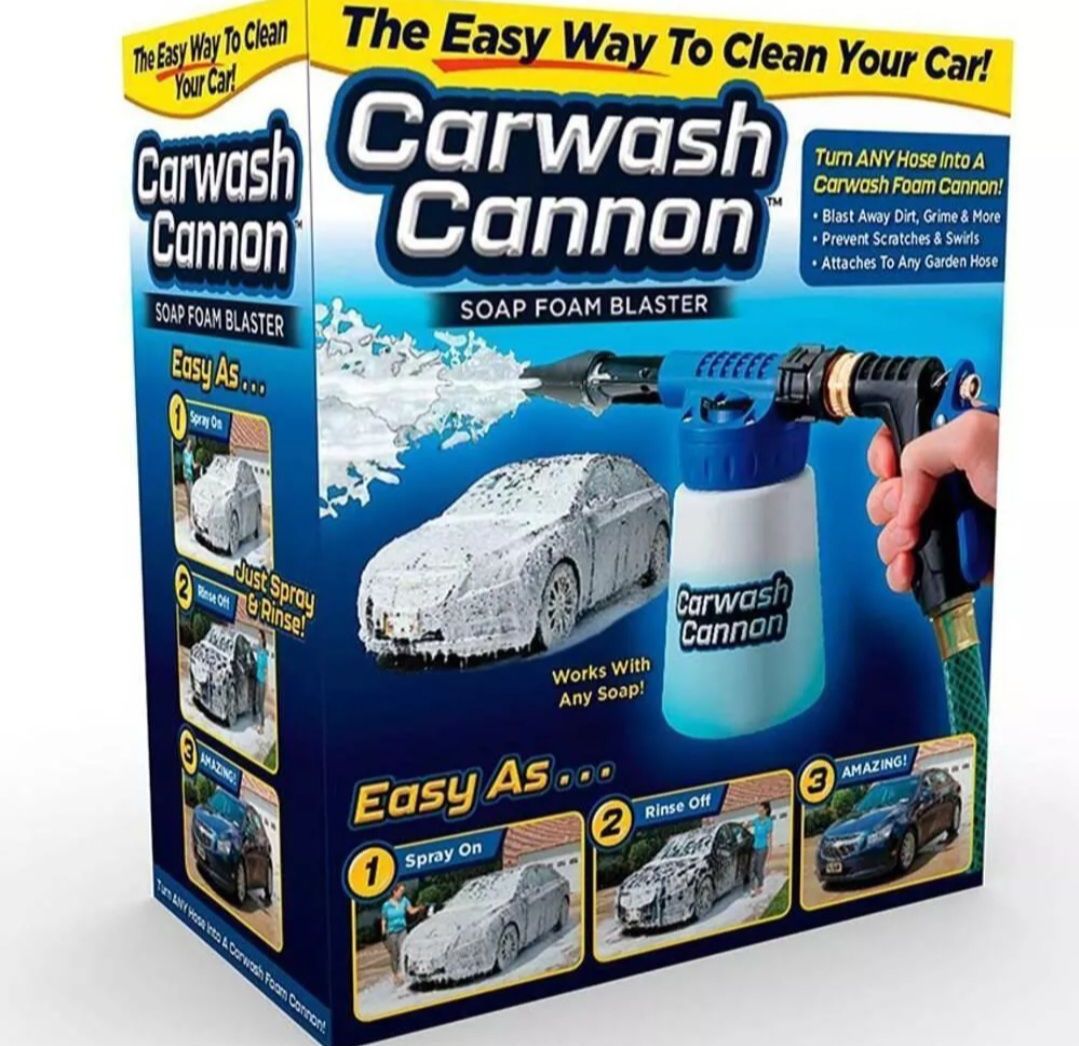 🚗✨ PISTOLA DE ESPUMA CARWASH CANNON