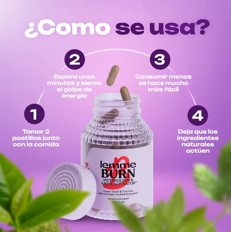 🔥 Lemme Burn - APOYO AL METABOLISMO Y ENERGÍA DIARIA