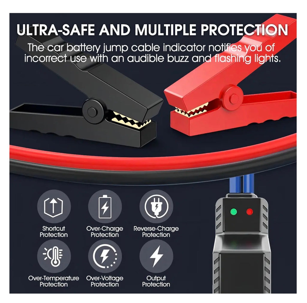 ⚡ MAX POWER – Arrancador de Batería con Compresor de Aire 🚗