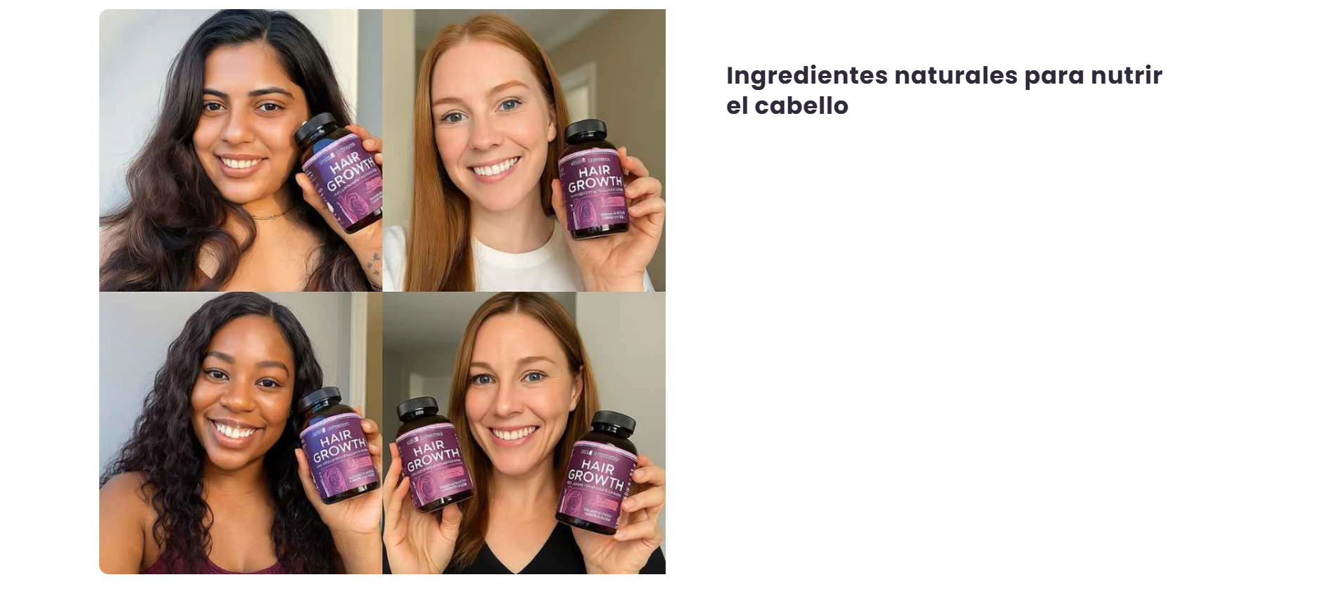 Hair Growth - Suplemento Avanzado para El Crecimiento Capilar.
