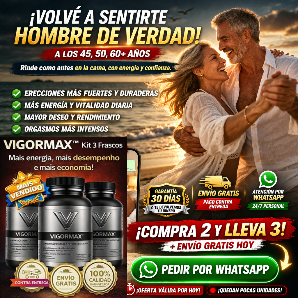 🔥 Vigor Max – Recupera tu rendimiento en la cama de forma natural y segura — ¡o le devolvemos su dinero!