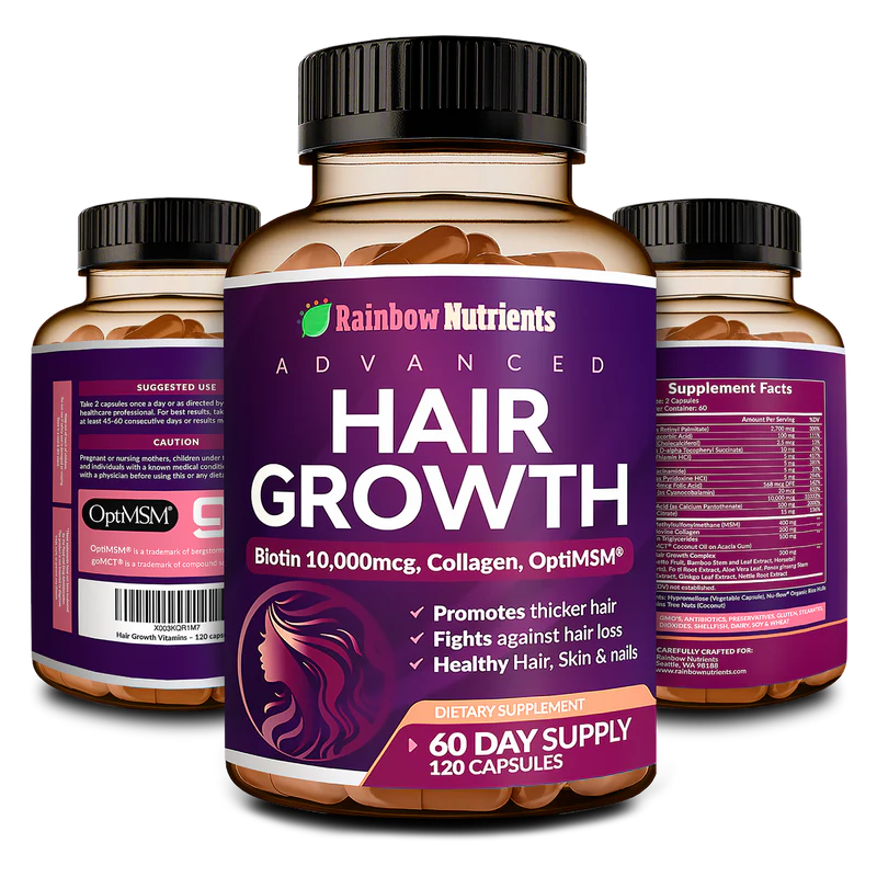 Hair Growth - Suplemento Avanzado para El Crecimiento Capilar.