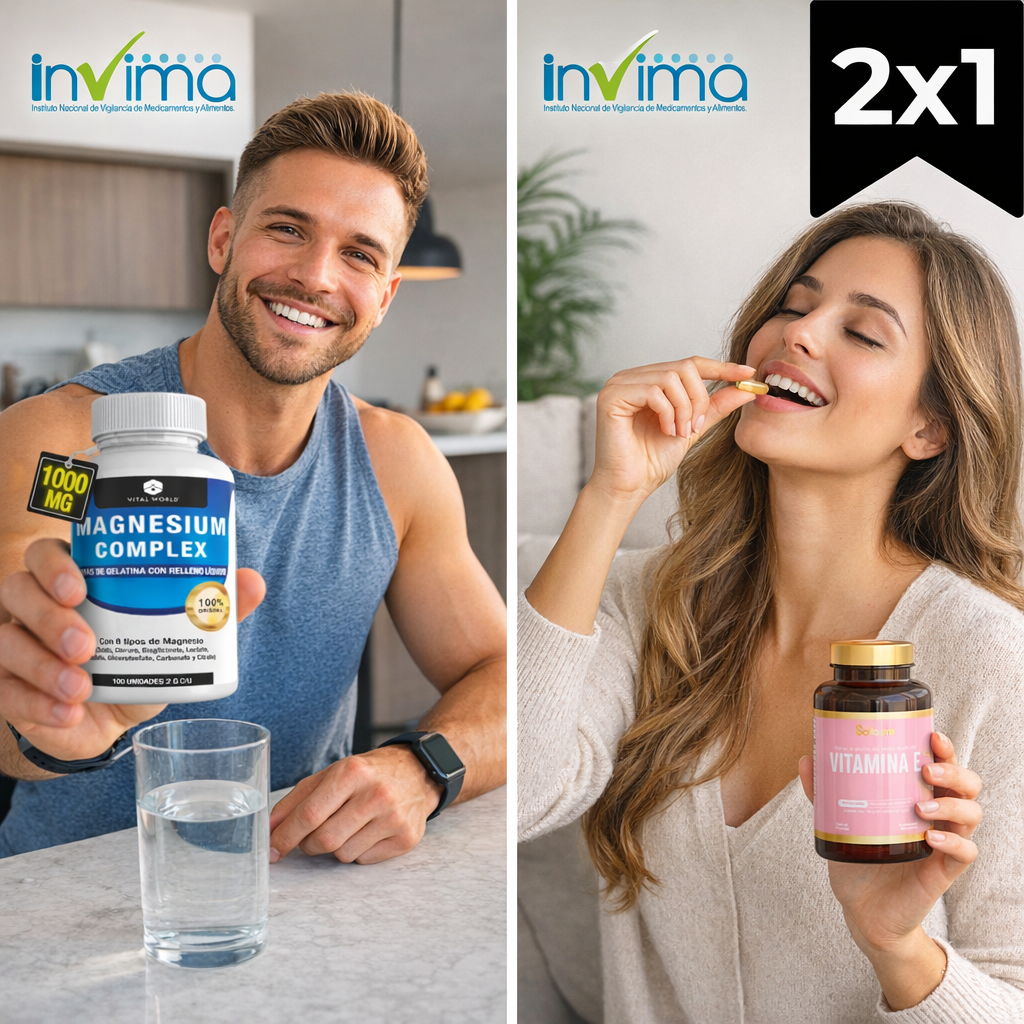 MAGNESIO COMPLEX + VITAMINA E COMBO