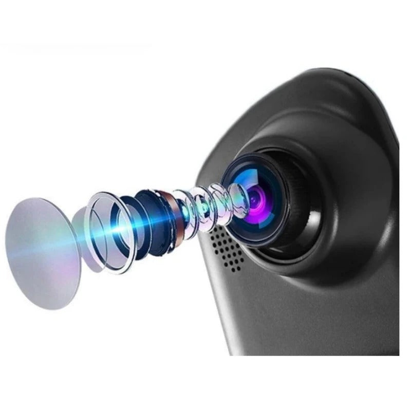 🚗 Espejo Retrovisor Inteligente DVR Full HD + Cámara de Reversa
