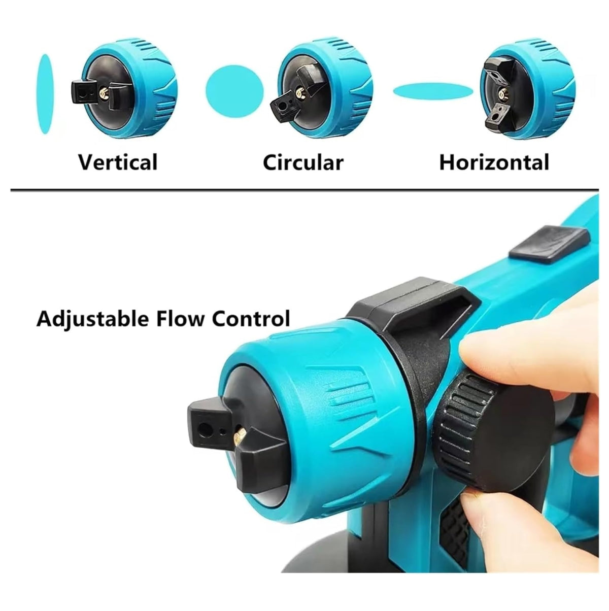 Pistola de Pintura Inalámbrica con Doble Batería – Acabado Profesional Sin Cables